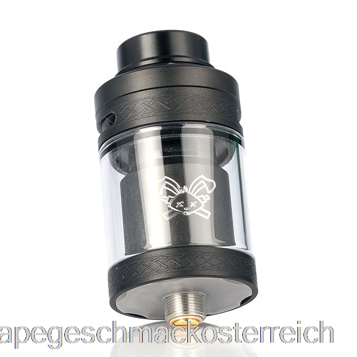Hellvape Dead Rabbit V2 25mm RTA Mattschwarz (weißes Logo) Vape-Geschmack